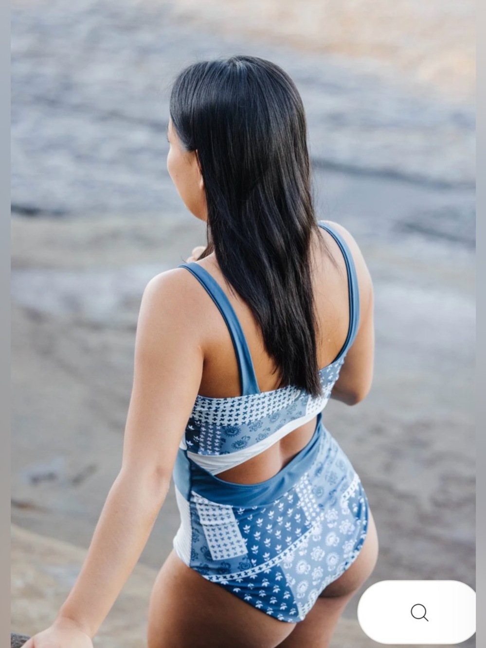Nani Woman’s One piece Denim patchwork one Swimwear - Picture 9 of 12